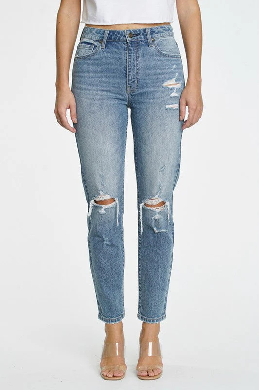 Tobi High Rise Mom Jean - Body Language