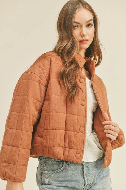 Winds Of Change Quilted Puffer