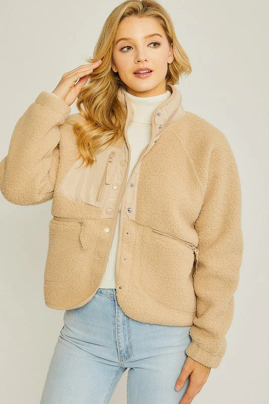 Norway Fleece Jacket - Latte